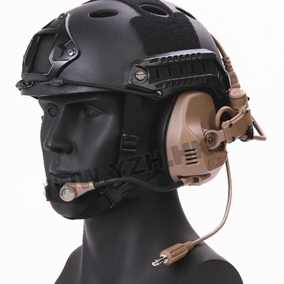 RAC Tactical headset Functional RAC Noise Reduction Headset For ARC Rail Helmet Hunting Accessories