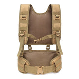 Tactical Padded Battle Belt With Detachable Suspender Straps Airsoft Combat Duty Belt With Comfortable Pads And Removable