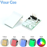 Capacitive Touch Switch HTTM Button LED Sensor Module Green Blue Red Yellow RGB Multi Color Display DIY Electronic