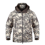 Army Camouflage Airsoft Jacket Men Military Tactical Jacket Winter Waterproof Softshell Jacket Windbreaker Hunt Clothes