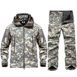 New Men Tactical Military Uniform Clothing Waterproof Army Combat Uniform Tactical Pants Men's Camouflage Hunt Clothes