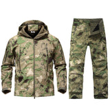 New Men Tactical Military Uniform Clothing Waterproof Army Combat Uniform Tactical Pants Men's Camouflage Hunt Clothes