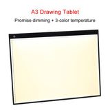 A3 A4 Graphics Tablet LED Drawing Tablet Art Stencil Drawing Board Light Box Tracing Table Pad Electronics Writing Tablet