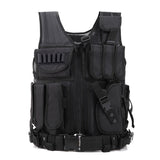 Military Tactical Vest Army Hunting Molle Airsoft Vest Outdoor Body Armor Swat Combat Painball Black Vest for Men