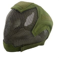 ACU US Army Tactical Airsoft Full Face Mask Metal Mesh Durable Hunting Outdoor CS Wargame Breathing Training Protection Mask