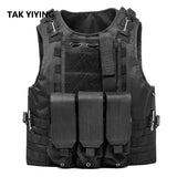 TAK YIYING Hunting Military Airsoft MOLLE Nylon Combat Paintball Tactical Vest CS Outdoor Products