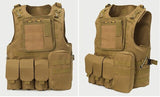 TAK YIYING Hunting Military Airsoft MOLLE Nylon Combat Paintball Tactical Vest CS Outdoor Products