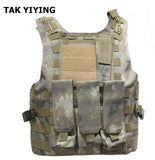 TAK YIYING Hunting Military Airsoft MOLLE Nylon Combat Paintball Tactical Vest CS Outdoor Products