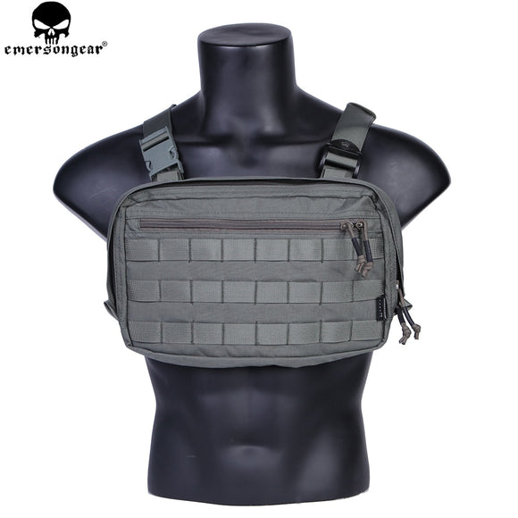 EMERSONGEAR Chest Recon Bag Tool Pouch Combat Tactical Vest Pouch Bag EDC Chest Bag Multicam FG EM9285