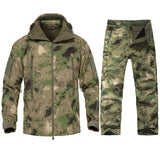 Men Tactical Military Uniform Clothing Waterproof Army Combat Suit Tactical Pants   Men's Camouflage Hunt Clothes