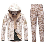 Men Tactical Military Uniform Clothing Waterproof Army Combat Suit Tactical Pants   Men's Camouflage Hunt Clothes