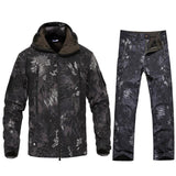 Men Tactical Military Uniform Clothing Waterproof Army Combat Suit Tactical Pants   Men's Camouflage Hunt Clothes