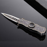 2019 3D Cool Tip Gyro Tactical Survival Camping Knife Folding Blade Multi Knife Pocket Combat Knife self defense security knife